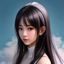 iOS新手用户头像，年轻女性，清新风格